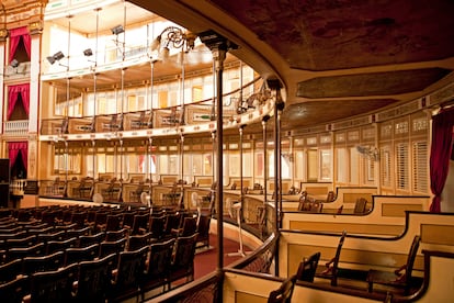 Interior del Teatro Tomás Terry, en Cienfuegos.