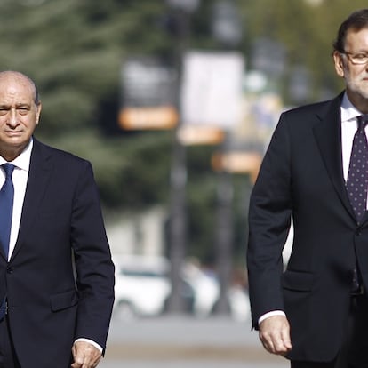 Jorge Fernández Díaz y Mariano Rajoy