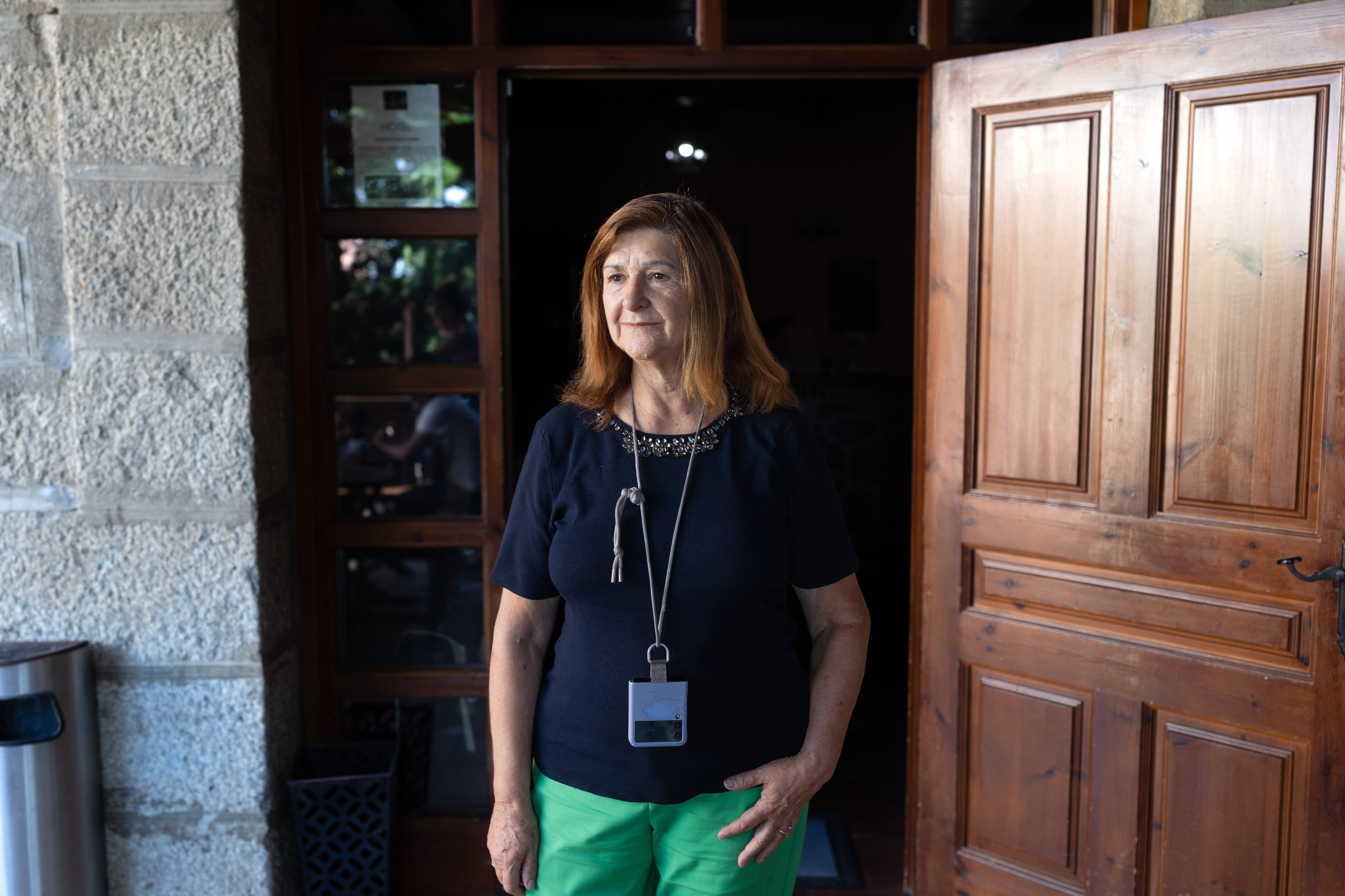Ángeles Sánchez, socia de Jesús Martín en el hotel El Castrejón de Cebreros.