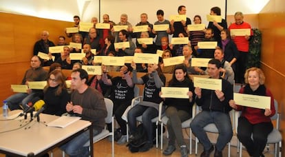 Acto de presentaci&oacute;n del manifiesto y la manifestaci&oacute;n del s&aacute;bado en Reus.