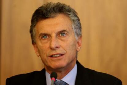 El presidente de Argentina, Mauricio Macri.