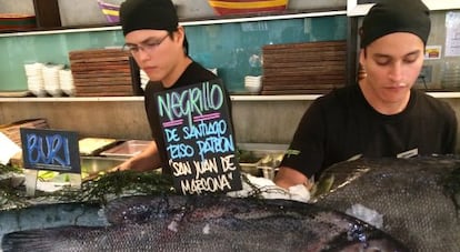 A cevicheria La Mar, do chef Gastón Acurio, em Miraflores.