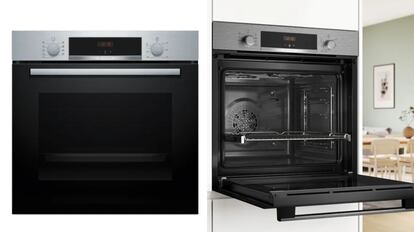 Promociones Bosch Navidad: horno con guía telescópica.