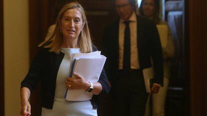 Ana Pastor, en la Junta de Portavoces de esta semana.