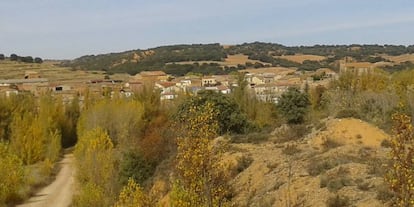 Panorámica de un pueblo de Soria.
