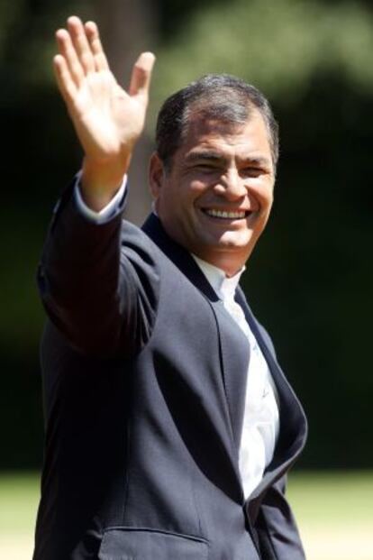 El presidente ecuatoriano, Rafael Correa