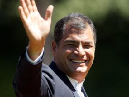 El presidente ecuatoriano, Rafael Correa