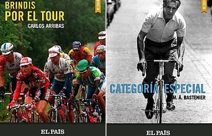 Portadas de los dos volúmenes de historias sobre el Tour.