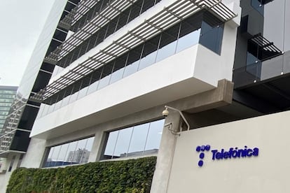 Oficina de Telefónica en Perú.