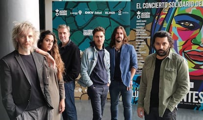 Shuarma, Alba Molina, Emilio Aragón, Alberto Jiménez, Andrés Suárez y Josemi Carmona. 