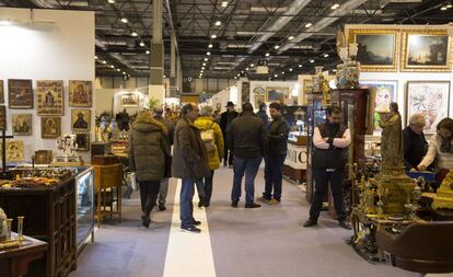 Ambiente durante la pasada edición de la feria Almoneda, que se celebró en Ifema en abril.