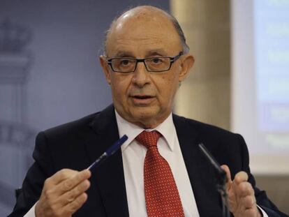 Crist&oacute;bal Montoro, ministro de Hacienda.