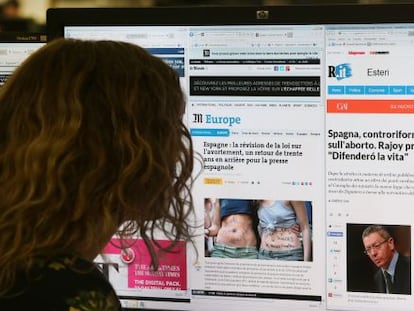 Medios como &#039;The Times&#039;, &#039;Le Monde&#039; o &#039;La Repubblica&#039; se han hecho eco de la reforma de la ley del aborto.