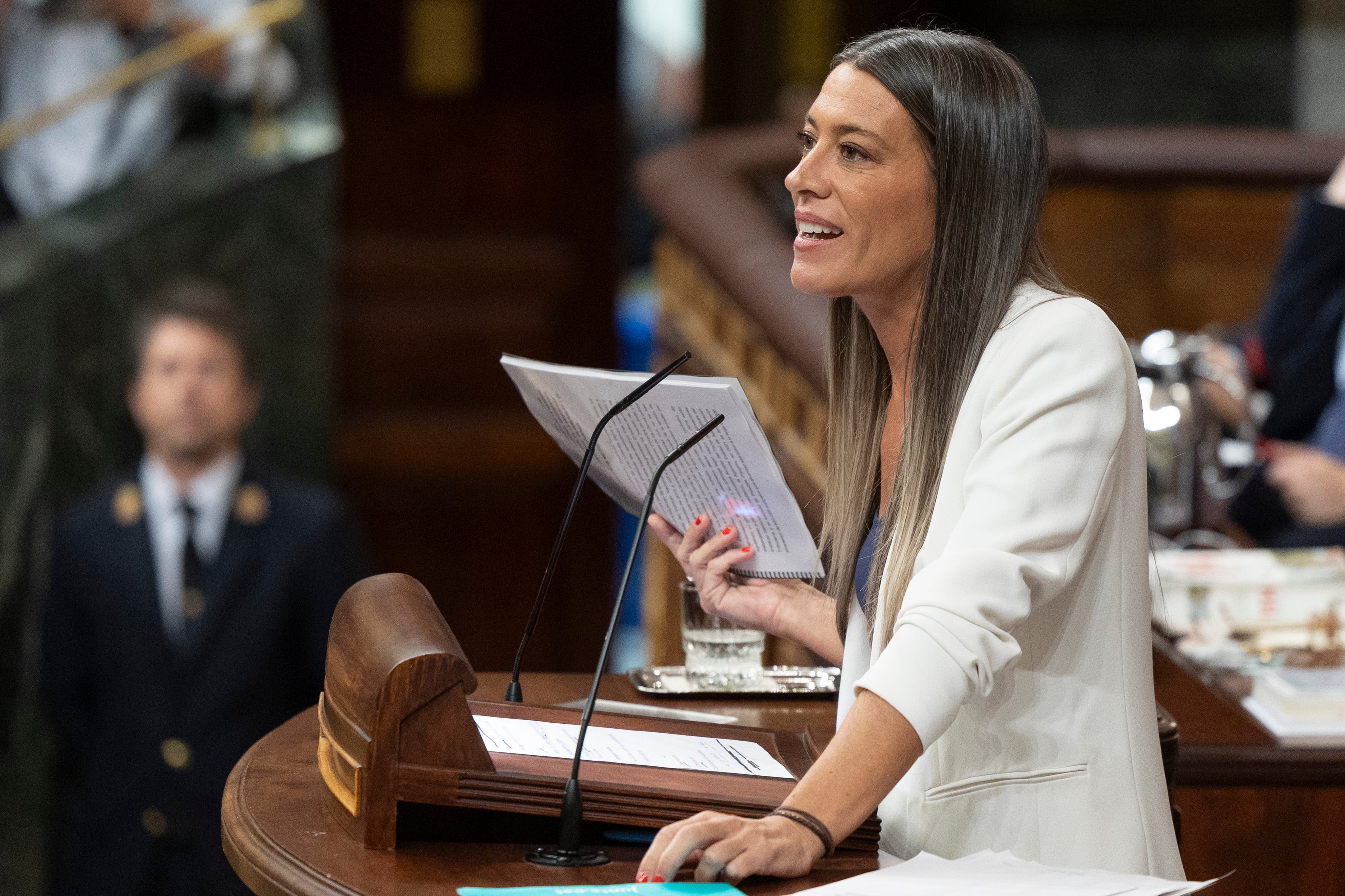 La portavoz de Junts en el Congreso, Miriam Nogueras, el 2 de octubre.