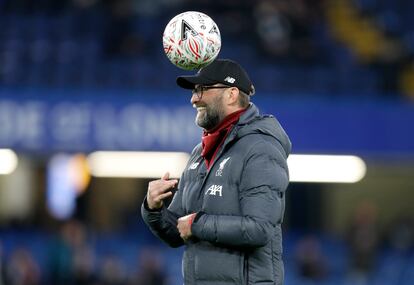 Klopp, ante el Chelsea.