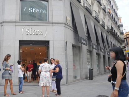 Imagen de archivo de una tienda de Sfera en Madrid.