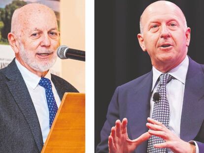 José García Carrión, presidente de la bodeguera, y David Solomon, presidente y consejero delegado de Goldman Sachs. 