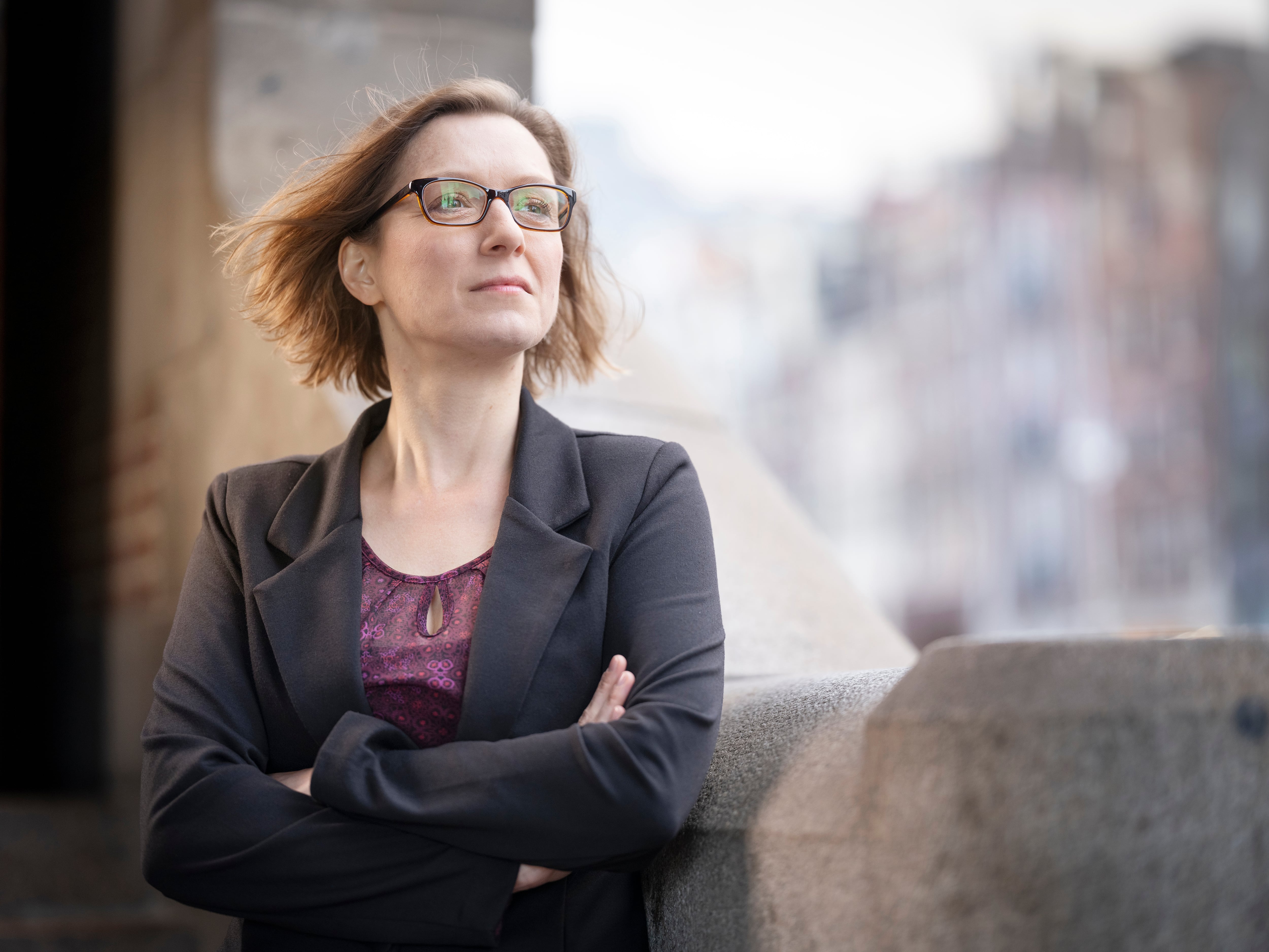 Lisa Herzog, fotografiada en Ámsterdam el pasado 30 de septiembre.