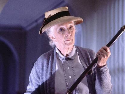 Joan Hickson como Miss Marple en la adaptación de la BBC.