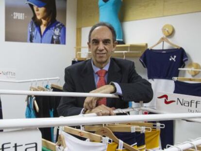 Miguel &Aacute;ngel Sainero, director de la empresa textil viguesa Nafta. 