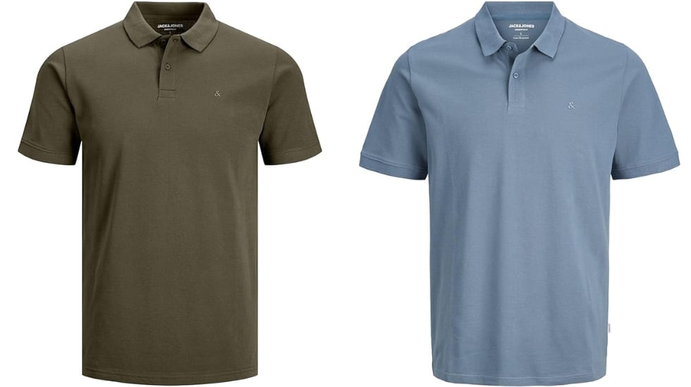 Este polo para hombre está disponible en diferentes colores.
