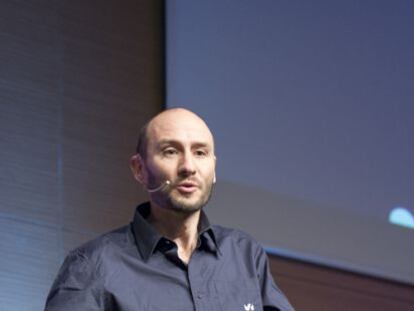 David Ayllón, director de marketing de OVH, en la presentación del programa.