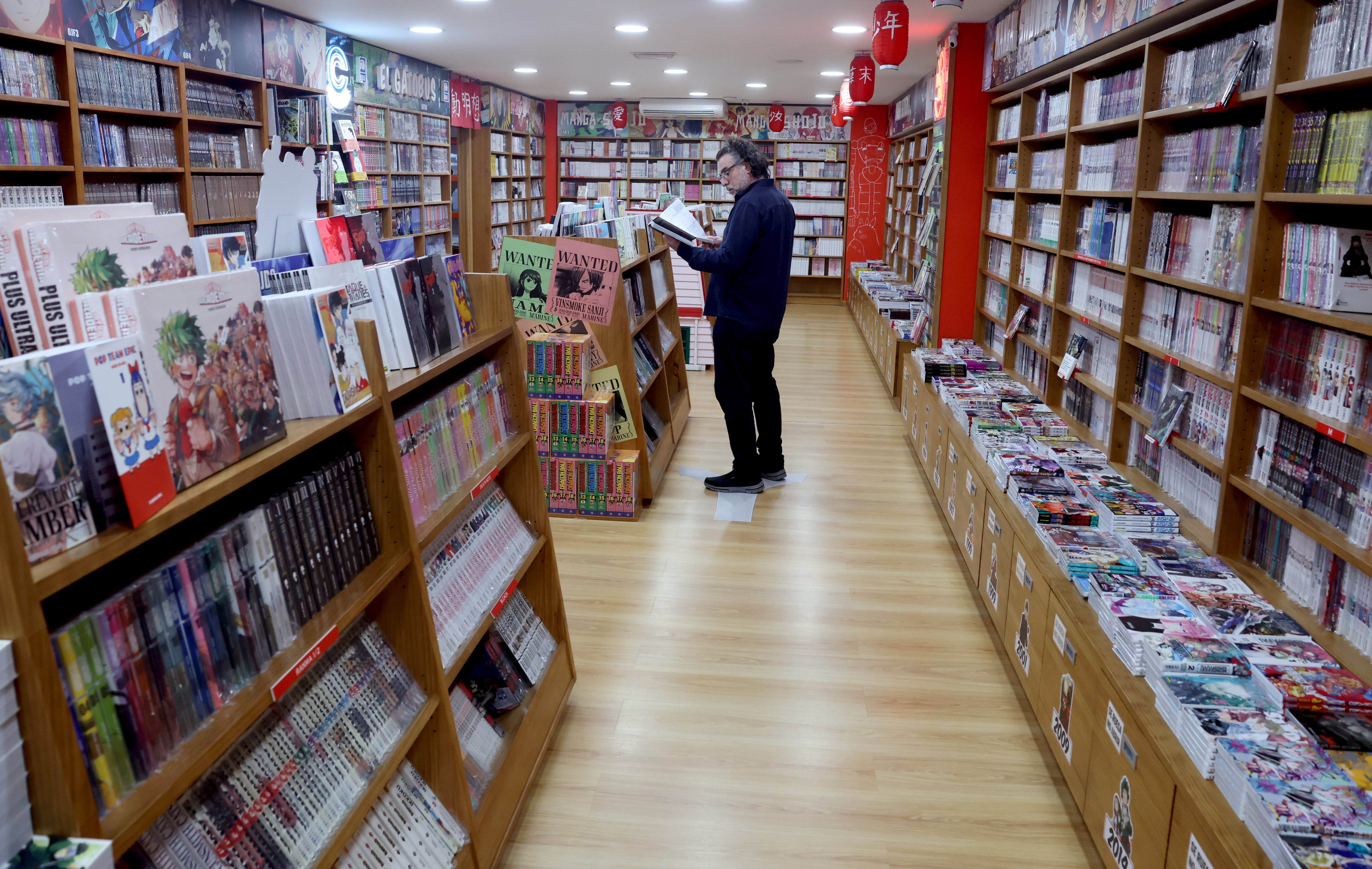 El ‘manga’ domina en las tiendas de cómic de Madrid