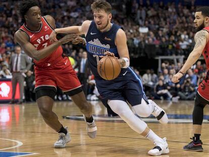 Doncic supera a Anunoby.