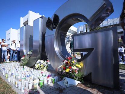 Homenaje al estudiante Ángel Rangel en la Universidad de Guanajuato, el 28 de abril de 2022.