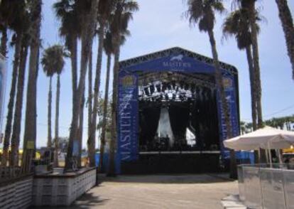 Escenario del San San Festival en Gandia.