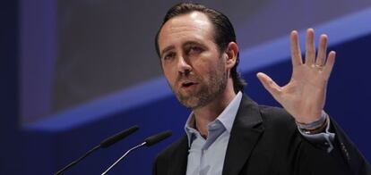 José Ramón Bauzá en un cónclave del PP en 2012.