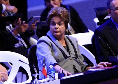 Dilma Rousseff na c&uacute;pula da CELAC.