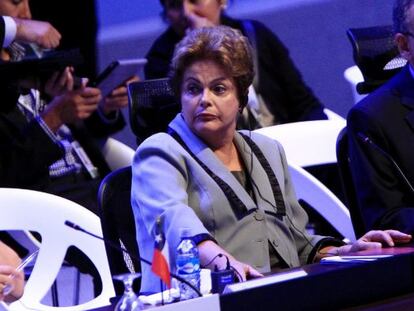 Dilma Rousseff na c&uacute;pula da CELAC.