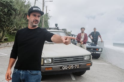El director Augusto Fraga, durante el rodaje de la serie 'Rabo de Peixe' en San Miguel, una de las islas de Azores.