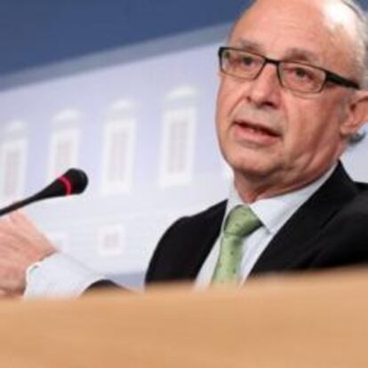 Cristóbal Montoro, ministro de Hacienda y Administraciones Públicas