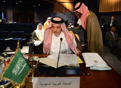 El ministre saudita d'Exteriors va ser un dels protagonistes de la reunió d'aquest diumenge de la Lliga Àrab a Egipte.