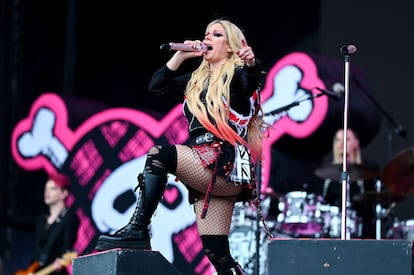 La cantante canadiense actuaba en el festival Glastonbury (Inglaterra), el pasado 30 de junio.
