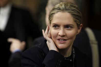 Louise Mensch cuando a&uacute;n era una diputada conservadora.