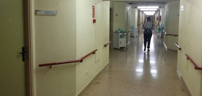 Interior de la Unidad de Medicina Interna del hospital de Alcalá de Henares.