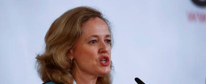 La ministra de Economía, Nadia Calviño.