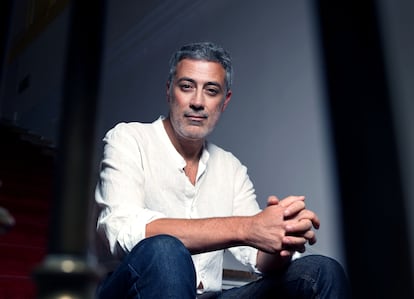 El escritor Andrea Bajani, ganador del Premio Strega 2025, en Madrid.
