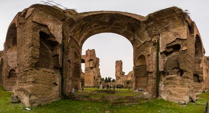 Las termas de Caracalla, en Roma.