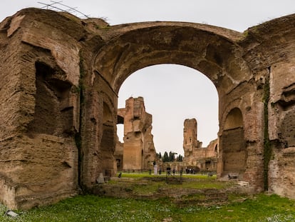 Las termas de Caracalla, en Roma.