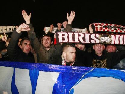 Concentración de Riazor Blues.