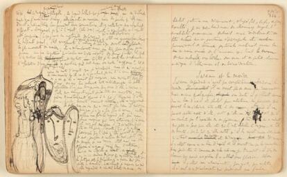 Manuscrito de &#039;Por el camino de Swann&#039;, de Marcel Proust.