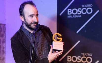  I&ntilde;igo Guardamino, ganador del premio a Mejor Dramaturgia.