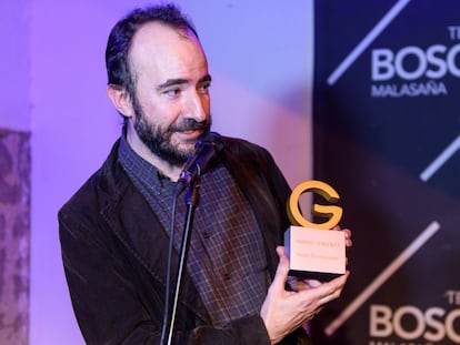  I&ntilde;igo Guardamino, ganador del premio a Mejor Dramaturgia.