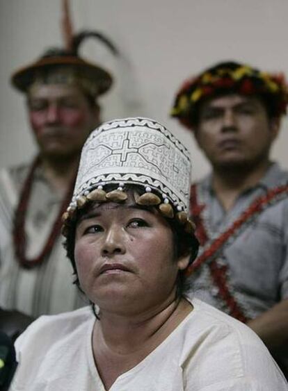 Daysi Zapata, presidenta en funciones del movimiento indígena peruano.