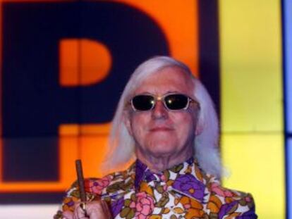 O apresentador britânico Jimmy Savile, em uma imagem de 2001.