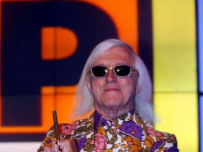 O apresentador britânico Jimmy Savile, em uma imagem de 2001.